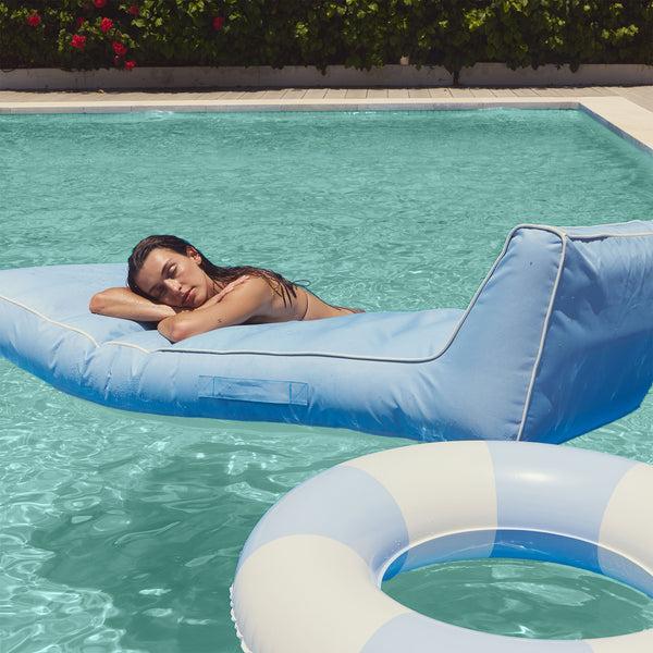 Sunnylife Luxe Lie-On Lounger - La Mer Med Blue