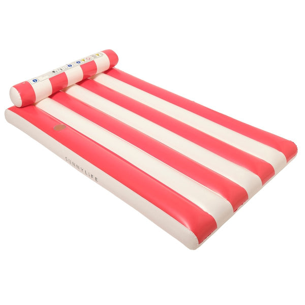 sunnylife Luxe Lilo - Red Stripe