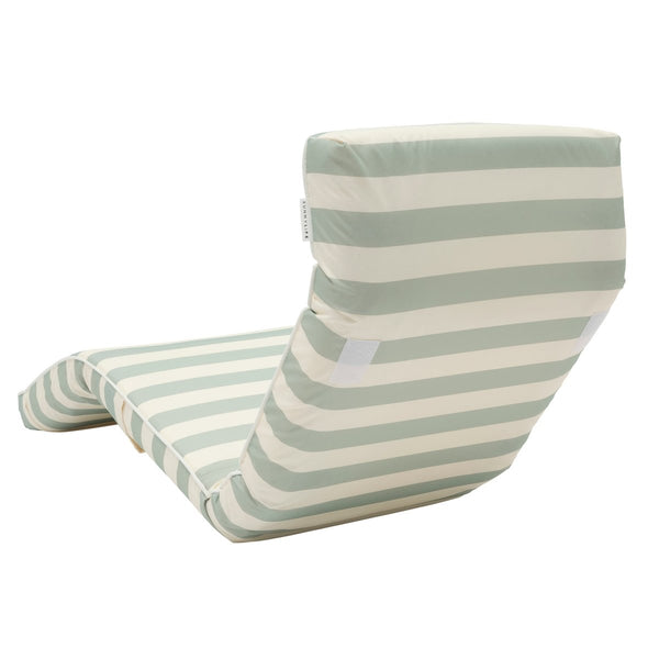 Sunnylife Luxe Lounger Chair - Sea Sage Stripe