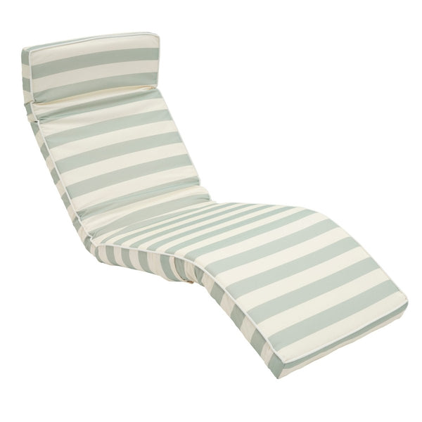 sunnylife Luxe Lounger Chair - Sea Sage Stripe