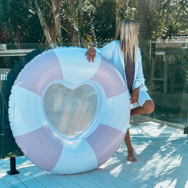 Sunnylife Luxe Pool Ring - Stole My Heart Pink