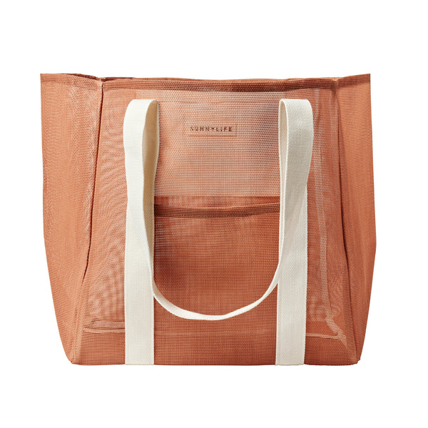 sunnylife Mesh Beach Bag - Tierra Clay
