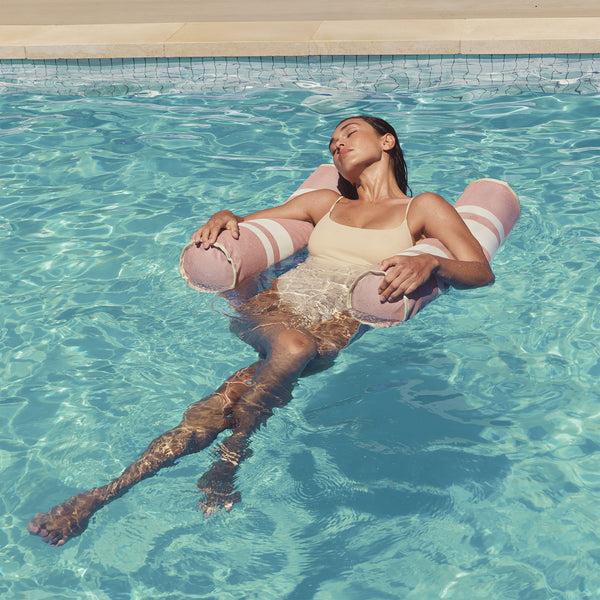 Sunnylife Mesh Hammock Float - Tierra Clay Stripe