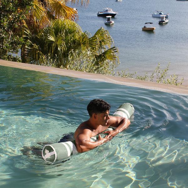 Sunnylife Mesh Pool Noodle - Seagrass Eucalyptus