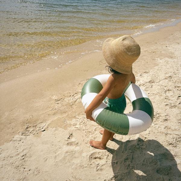 Sunnylife Mini Tube Pool Ring - Olive Stripe