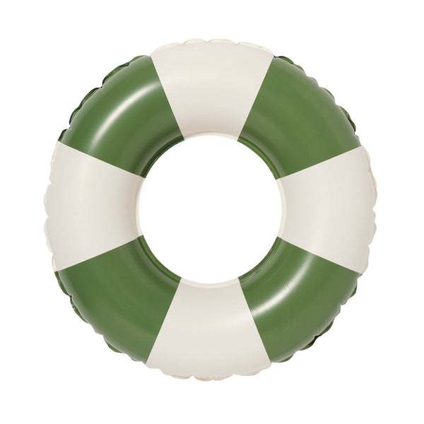 sunnylife Mini Tube Pool Ring - Olive Stripe