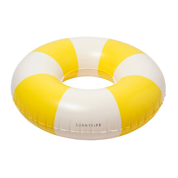 Sunnylife Pool Ring - Sunshine Yellow Stripe