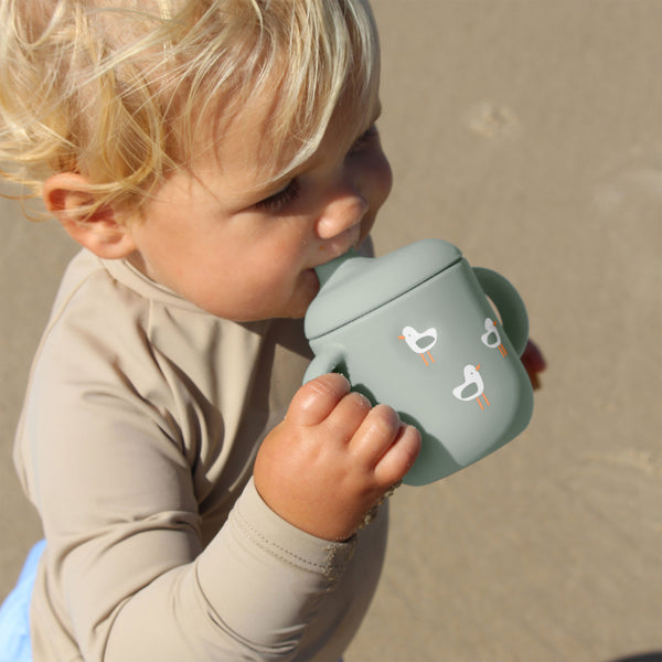 Sunnylife Sippy Cup - Sammy The Seagull Green