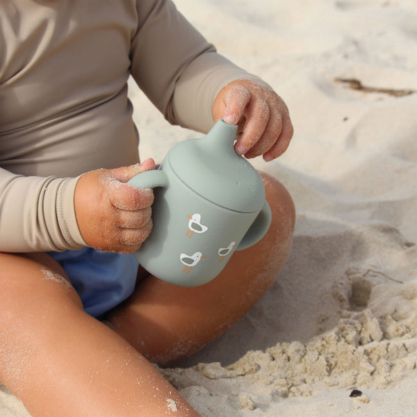 Sunnylife Sippy Cup - Sammy The Seagull Green