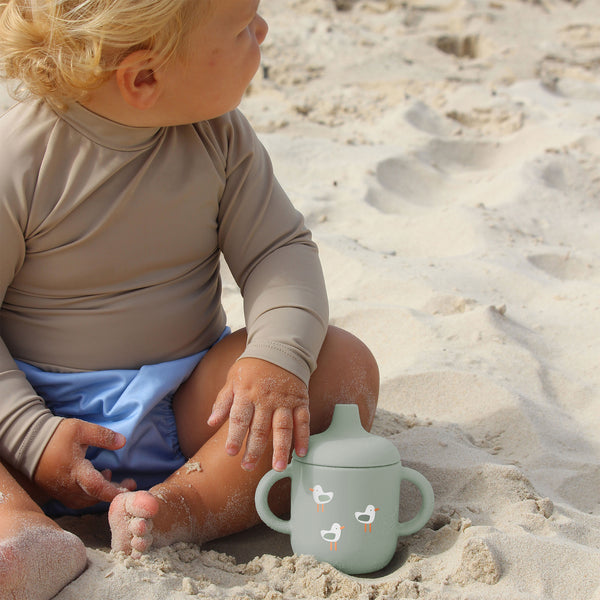 Sunnylife Sippy Cup - Sammy The Seagull Green