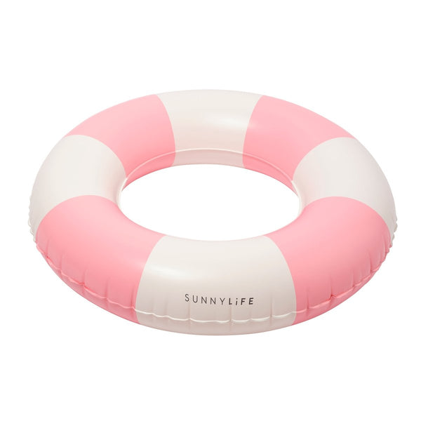 Sunnylife Slim Tube Pool Ring - Blush Stripe