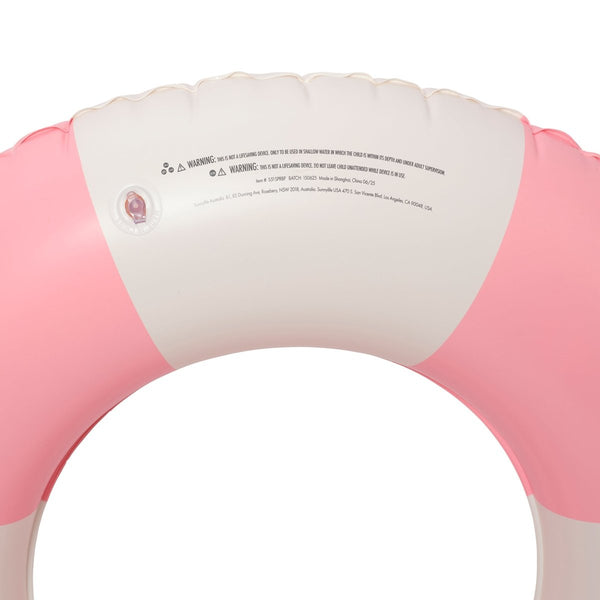 Sunnylife Slim Tube Pool Ring - Blush Stripe