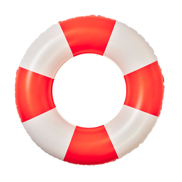 sunnylife Slim Tube Pool Ring - Pool Party Tomato
