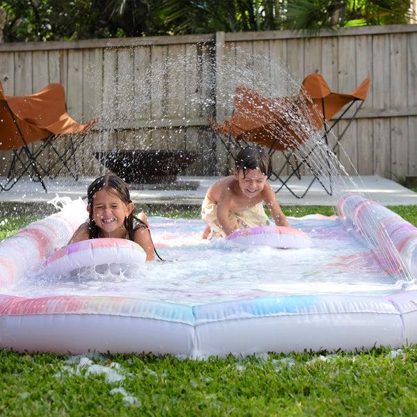 Sunnylife Slip Slide And Body Board Set - Tie Dye