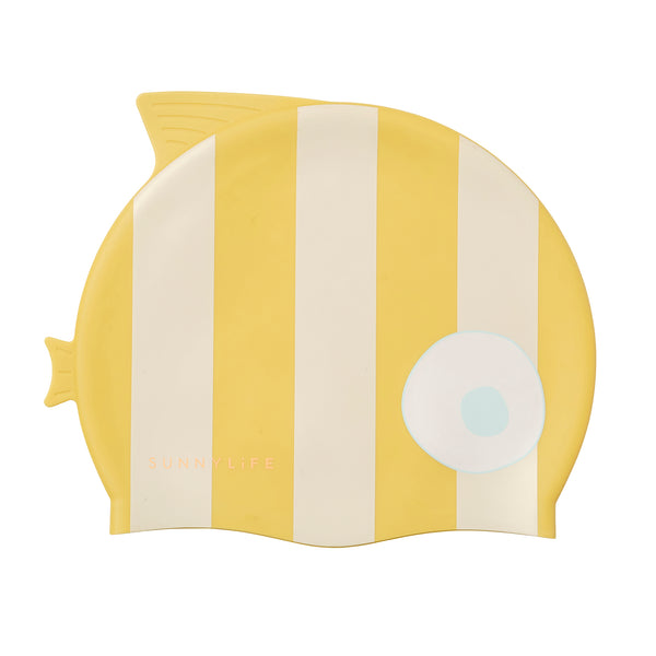 sunnylife Swimming Cap - Finn the Fish Yellow