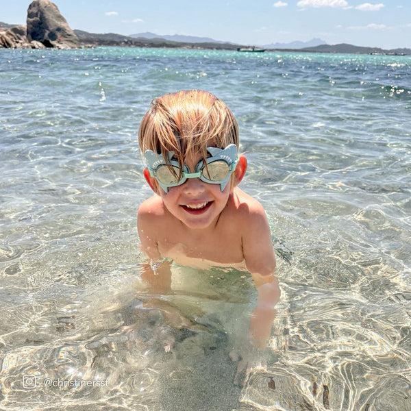 Sunnylife Swimming Goggles - Salty The Shark Blue