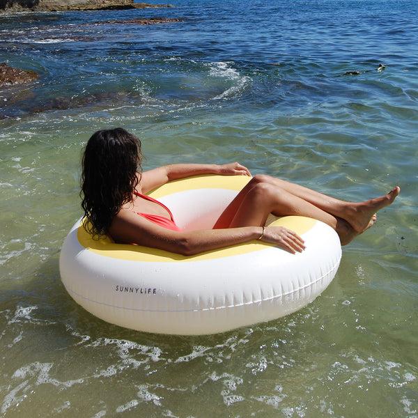 Sunnylife Tube Pool Ring - Butter