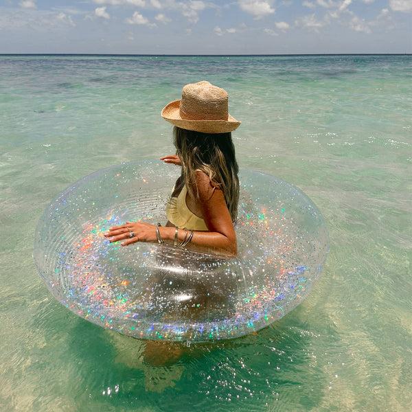 Sunnylife Tube Pool Ring - Glitter