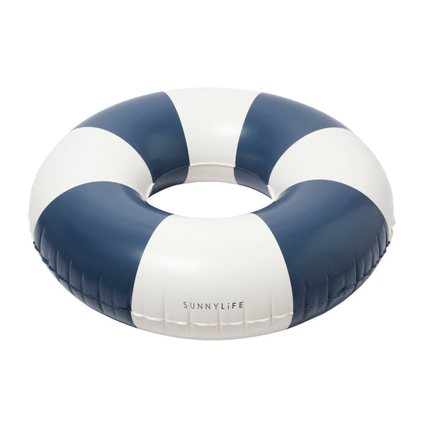 Sunnylife Tube Pool Ring - Navy Stripe