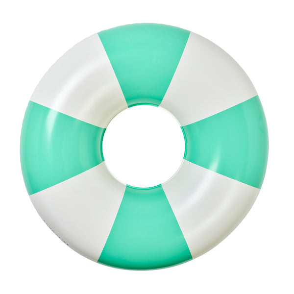 sunnylife Tube Pool Ring - Pool Party Neon Green