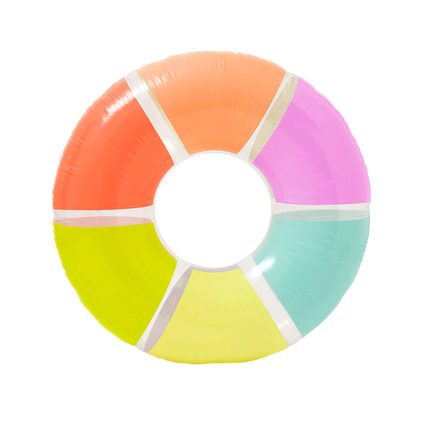 sunnylife Tube Pool Ring - Rainbow Gloss