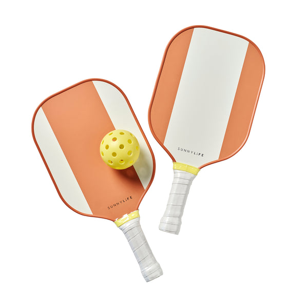 sunnylife Wooden Pickleball Set - Tierra Clay