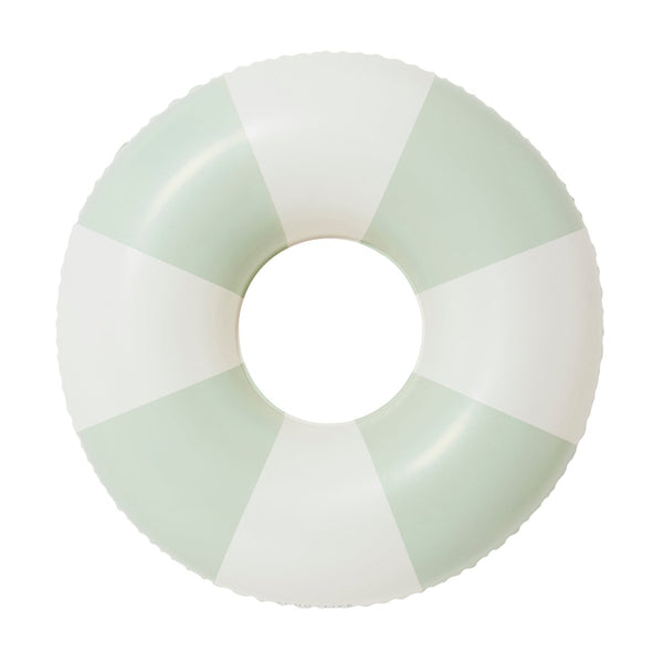 sunnylife Tube Pool Ring - The Vacay Soft Olive Stripe