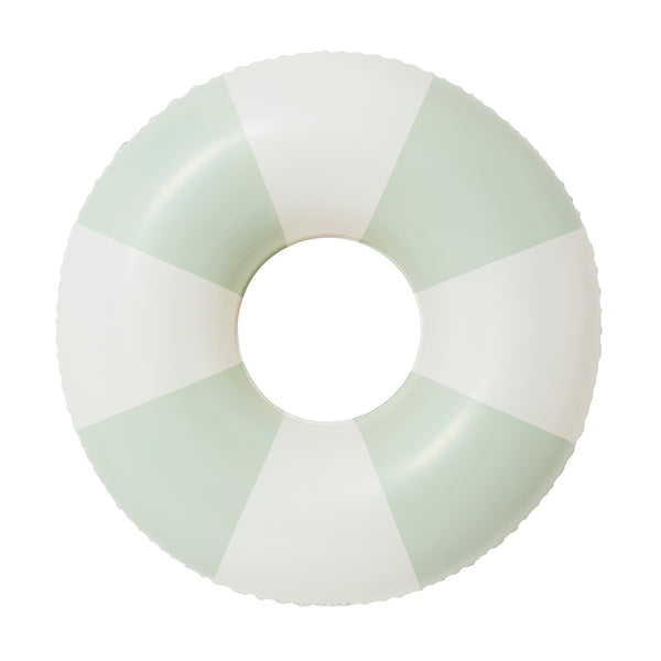 sunnylife Tube Pool Ring - The Vacay Soft Olive Stripe