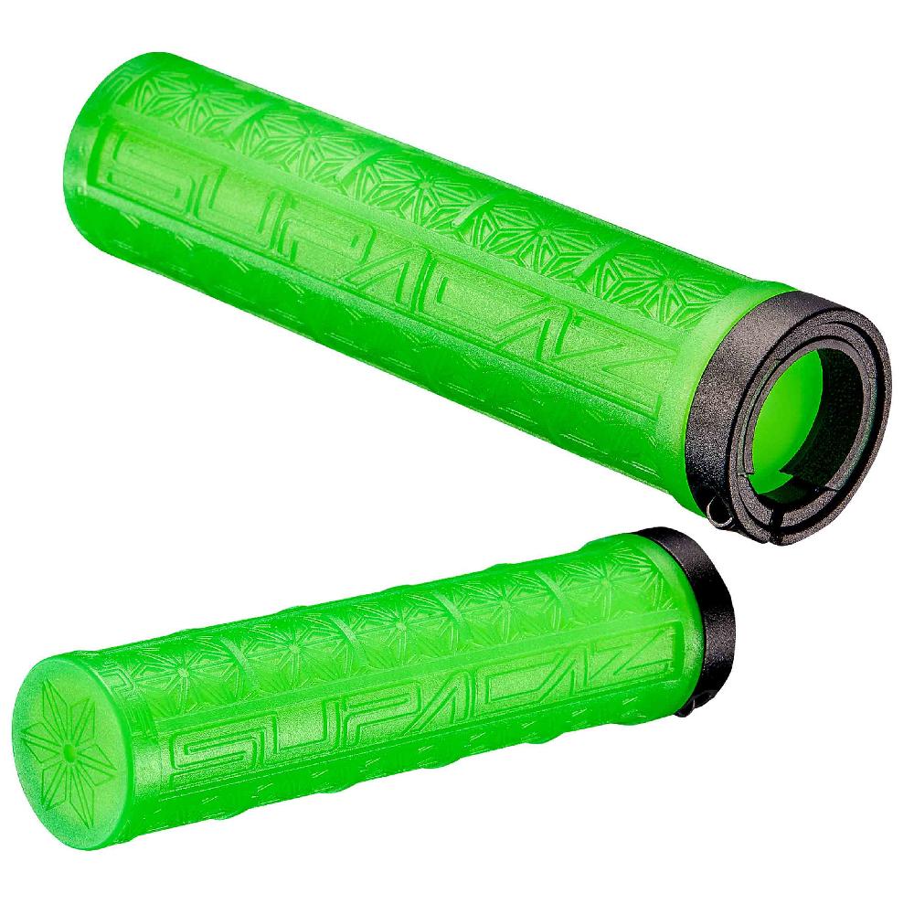 supacaz Grizips Grips – Neon Green