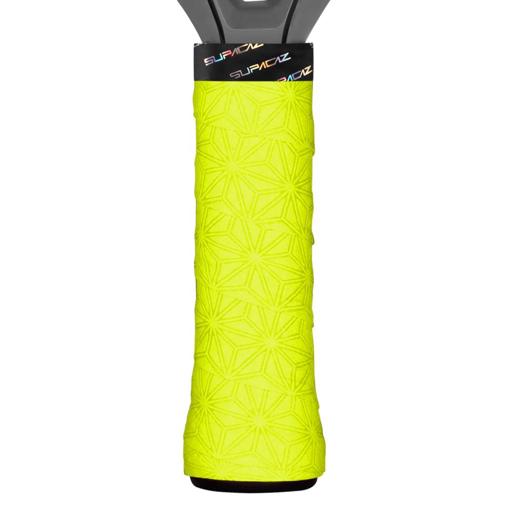 supacaz SupaSuave Padel Overgrip – Neon Yellow – 3pk