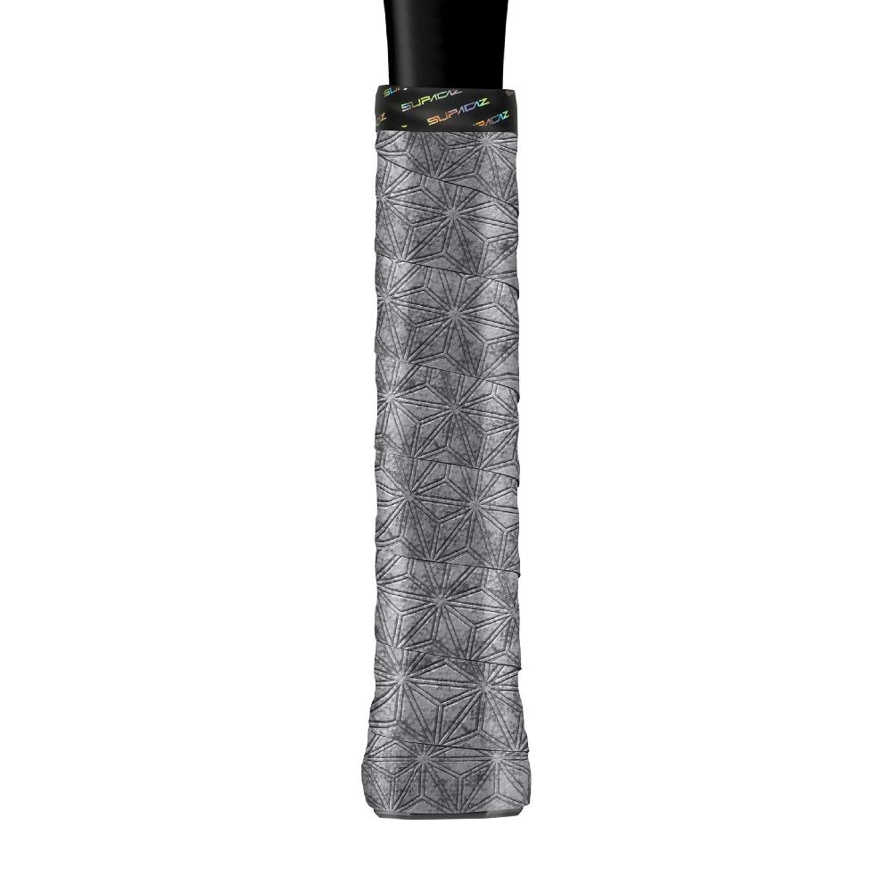 supacaz SupaSuave Tennis Overgrip – Gun Metal -3pk