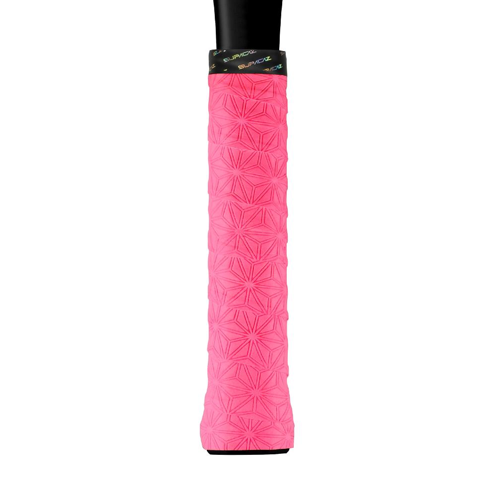 supacaz SupaSuave Tennis Overgrip – Neon Pink – 3pk