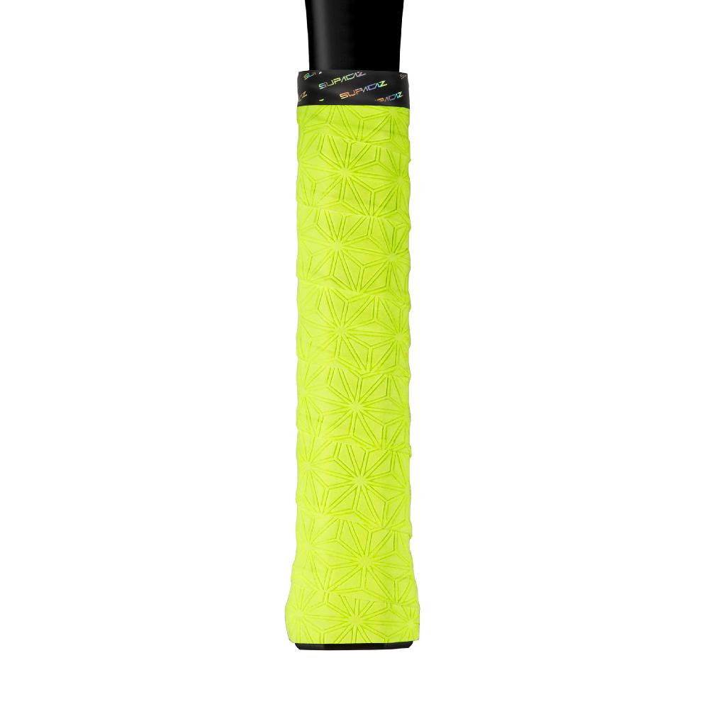 supacaz SupaSuave Tennis Overgrip – Neon Yellow – 3pk