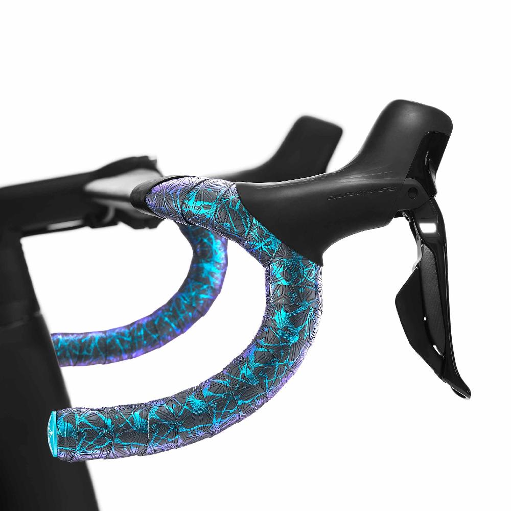 Supacaz Super Sticky Kush – Splat – Blue Refractor