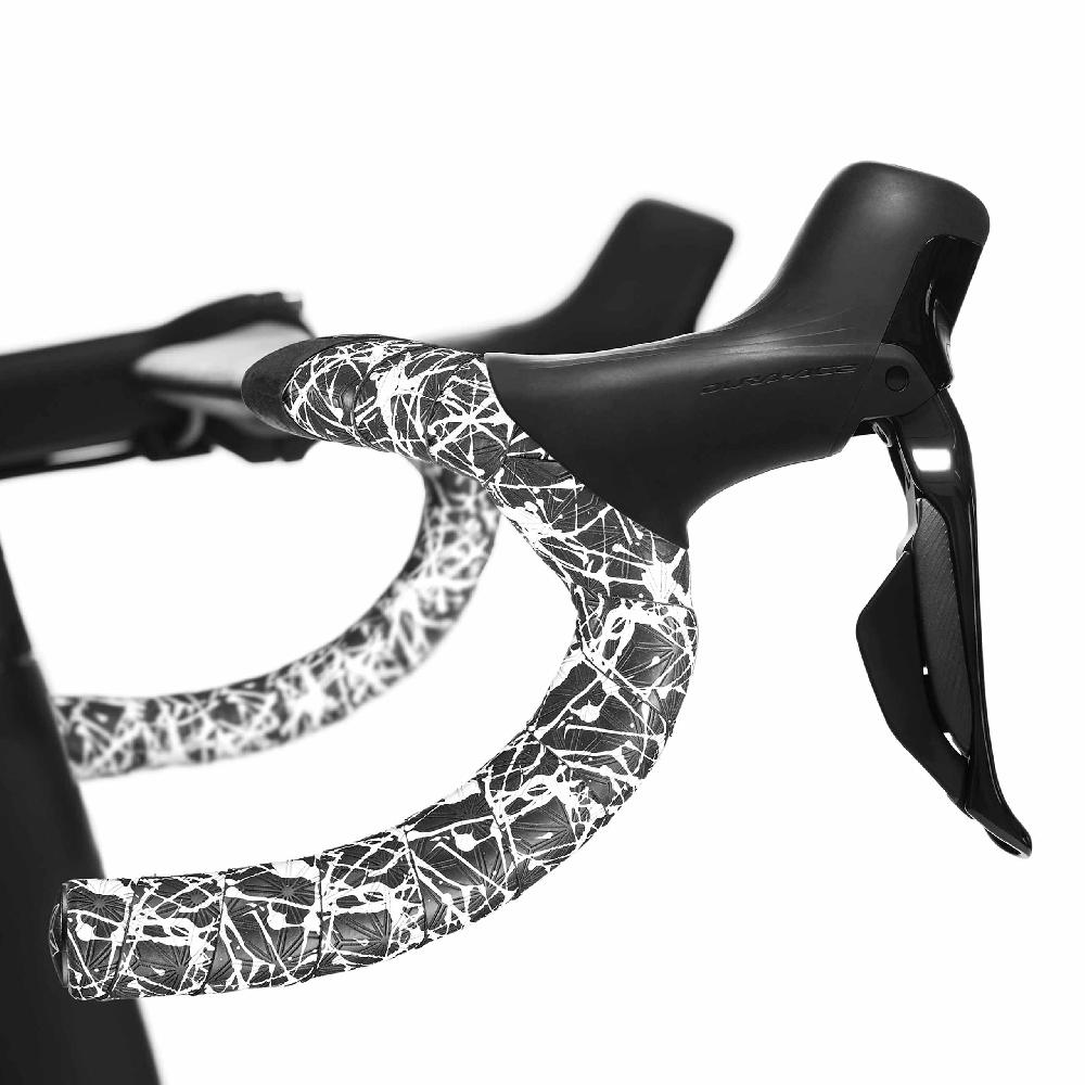 Supacaz Super Sticky Kush – Splat – White