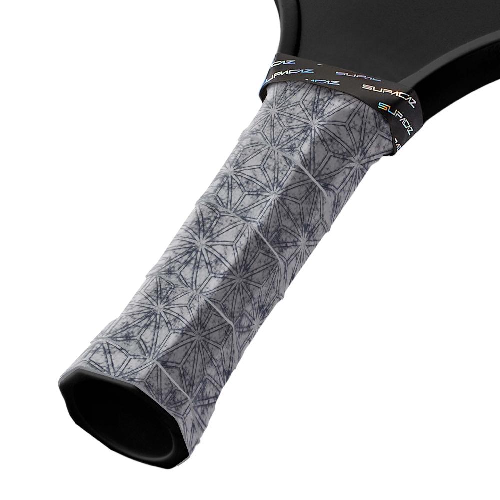 Supacaz SupaSuave Pickleball Overgrip – Gun Metal – 3pk