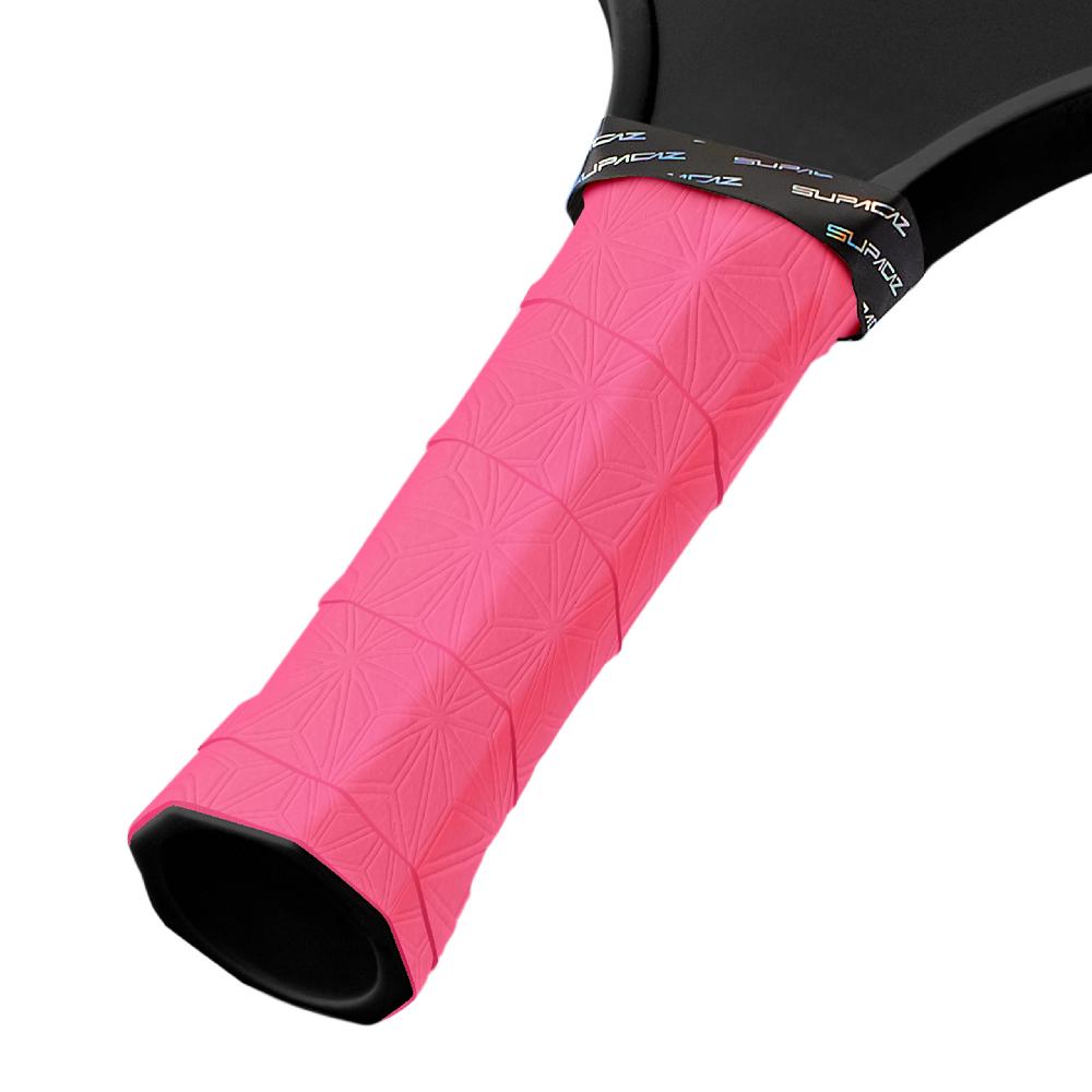 Supacaz SupaSuave Pickleball Overgrip – Neon Pink – 3pk
