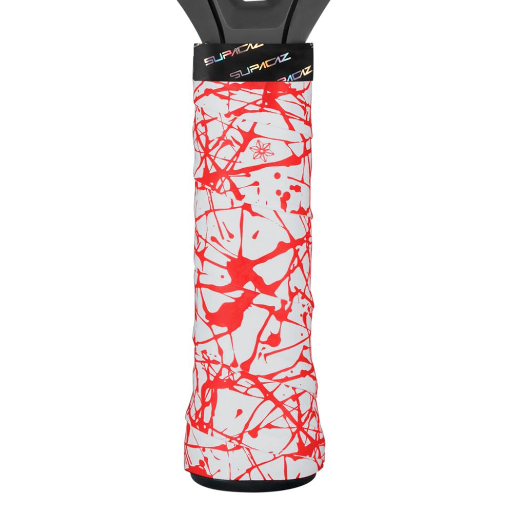 supacaz Super Sticky Kush Padel Overgrip – Splat – Neon Orange – 3pk