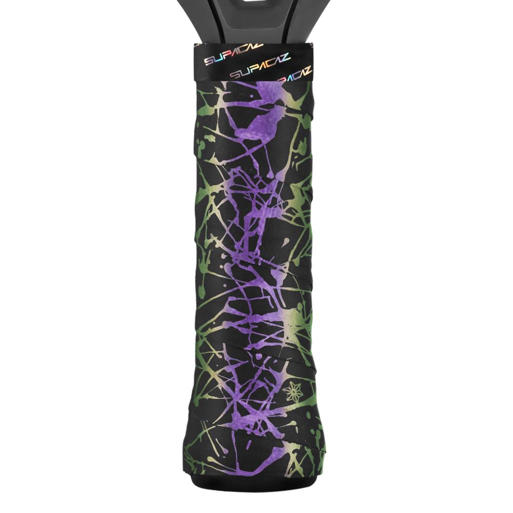 supacaz Super Sticky Kush Padel Overgrip – Splat – Oil Slick – 3pk