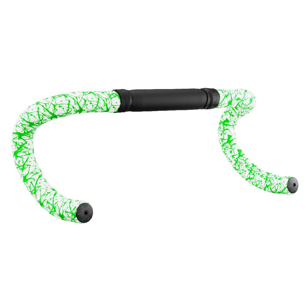 Supacaz Super Sticky Kush – Splat – Limited – White W/ Neon Green