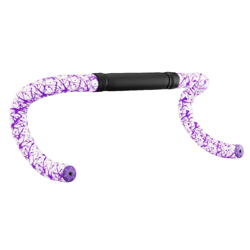 Supacaz Super Sticky Kush – Splat – Limited – White W/ Neon Purple