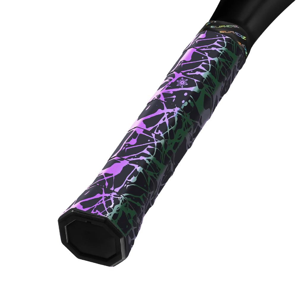 Supacaz Super Sticky Kush Tennis Overgrip – Splat – Oil Slick – 3pk