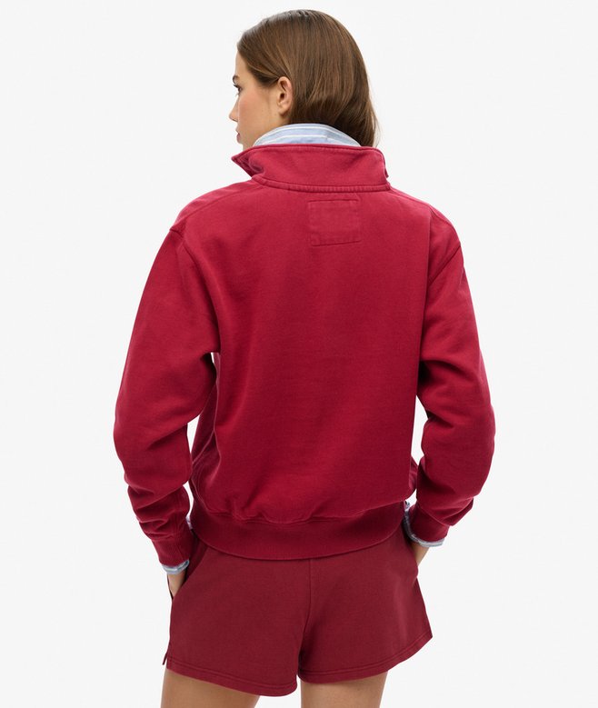 Superdry Athletic Essentials Applique Half Zip Sweatshirt