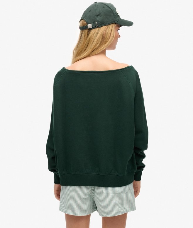 Superdry Athletic Essentials Bardot Crew Sweatshirt