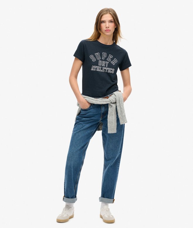 Superdry Athletic Essentials Graphic Fitted T-Shirt