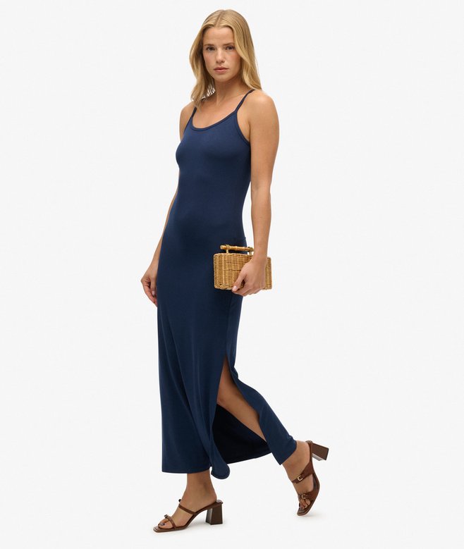 superdry Athletic Essentials Jersey Maxi Cami Dress
