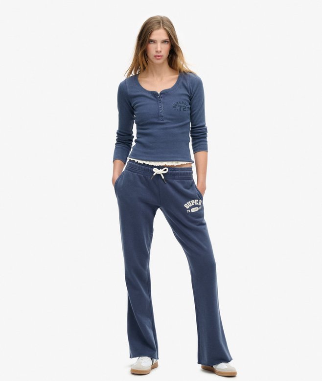 superdry Athletic Essentials Low Rise Flare Joggers