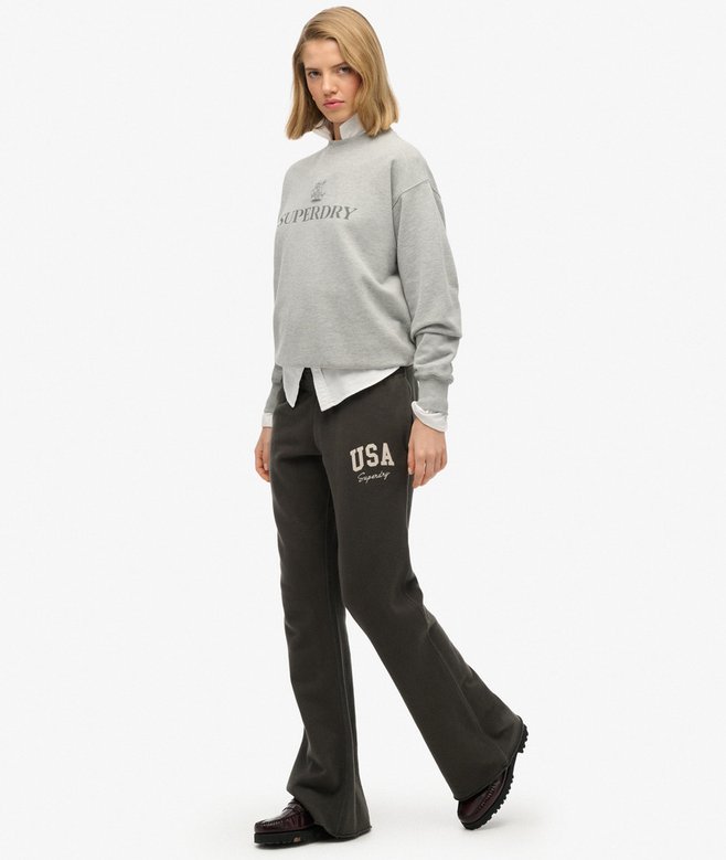 Superdry Athletic Essentials Low Rise Flare Joggers