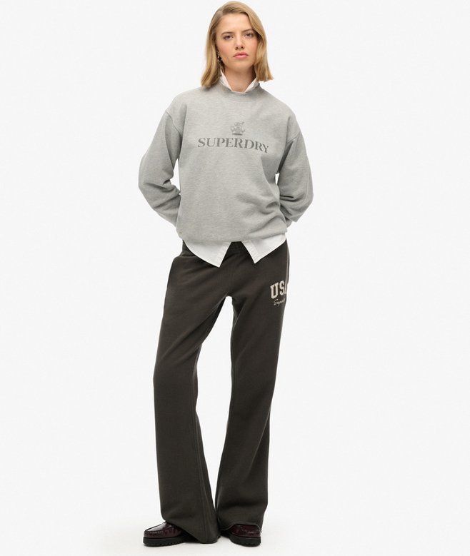 superdry Athletic Essentials Low Rise Flare Joggers