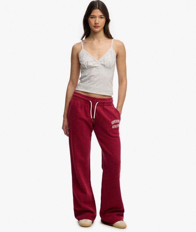 superdry Athletic Essentials Low Rise Flare Joggers
